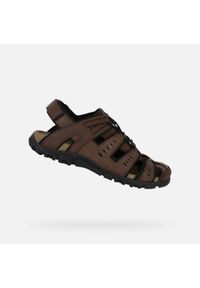 Sandały Geox Model U S Strada C Kolor Brązowy. Kolor: brązowy. Materiał: tkanina. Sport: turystyka piesza