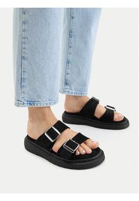 DeeZee Klapki CEO-HY7010-1 Czarny. Kolor: czarny. Materiał: materiał #8