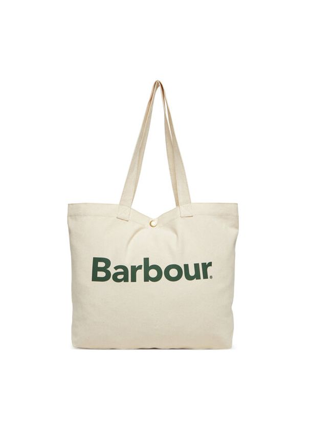 Barbour Torba Logo Tote Bag UBA0733GN71 Écru. Materiał: materiał