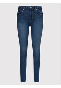 Pepe Jeans Jeansy Regent PL204171 Granatowy Skinny Fit. Kolor: niebieski