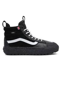 Buty do chodzenia damskie Vans SK8HI MTE2. Wysokość cholewki: za kostkę. Zapięcie: sznurówki. Kolor: czarny. Materiał: guma, materiał, tkanina, skóra. Szerokość cholewki: normalna. Sport: turystyka piesza