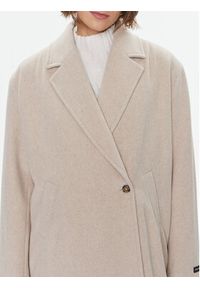 Herskind Płaszcz wełniany Zion 4900816 Beżowy Regular Fit. Kolor: beżowy. Materiał: wełna