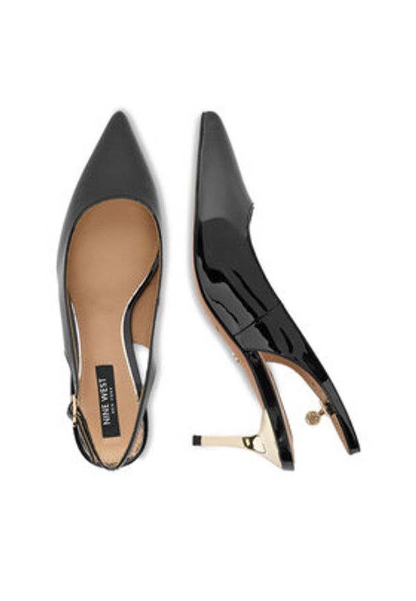 Nine West Czółenka CEO-LP655163A-9 Czarny. Kolor: czarny. Materiał: materiał