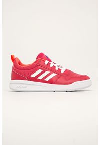 Adidas - adidas - Buty dziecięce Tensaur. Nosek buta: okrągły. Zapięcie: sznurówki. Kolor: różowy. Materiał: syntetyk, skóra, materiał. Szerokość cholewki: normalna #1