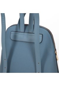 Wittchen - Damski plecak z ekoskóry z nitami trapezowy niebieski. Kolor: niebieski. Materiał: skóra ekologiczna. Wzór: aplikacja, haft. Styl: elegancki #4