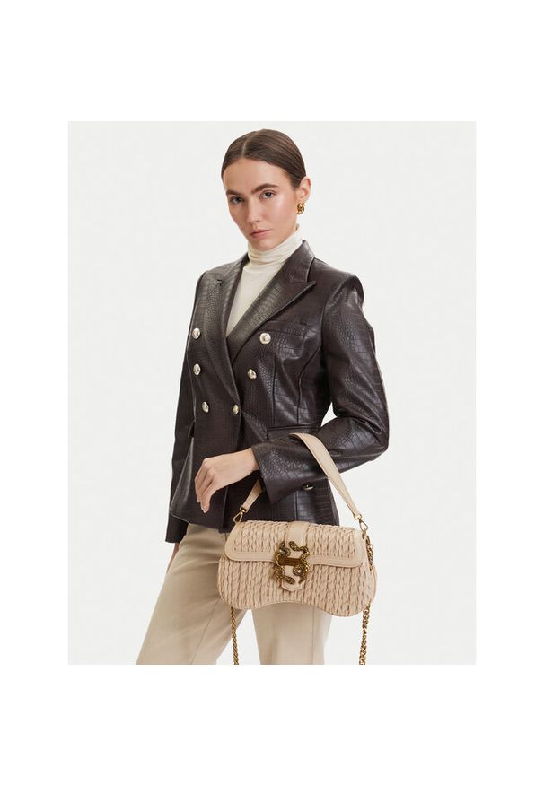 Torebka Just Cavalli. Kolor: kremowy