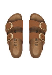 Birkenstock Klapki Arizona Big Buckle 1032989 Brązowy jasny. Kolor: brązowy. Materiał: skóra #5