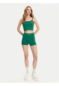 Fila Szorty sportowe Limes FAW1024 Zielony Slim Fit. Kolor: zielony. Materiał: bawełna
