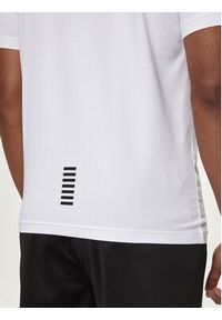 EA7 Emporio Armani T-Shirt 8NPT26 PJVQZ 1100 Biały Regular Fit. Kolor: biały. Materiał: bawełna