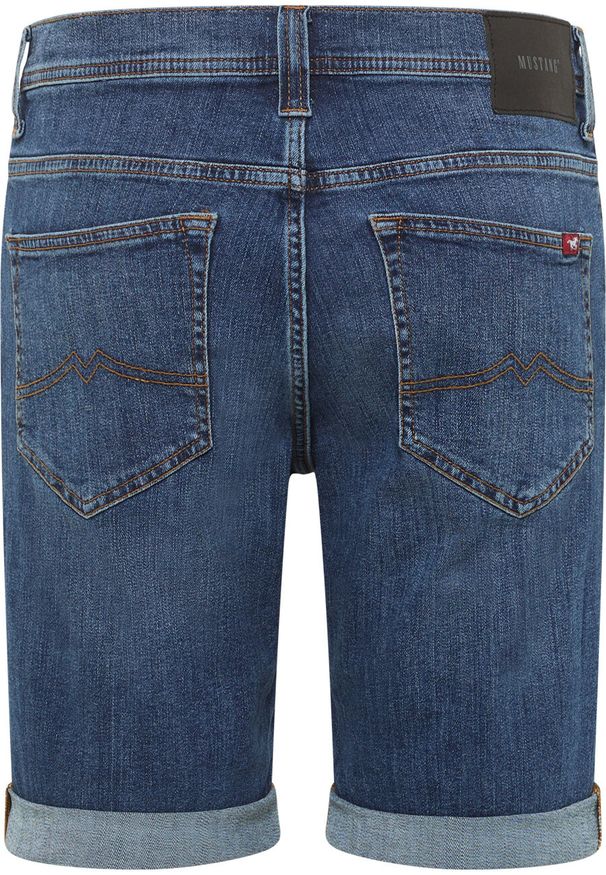 Mustang - MĘSKIE SZORTY MUSTANG Chicago Shorts Z Denim Blue 1015691 5000 883. Materiał: denim