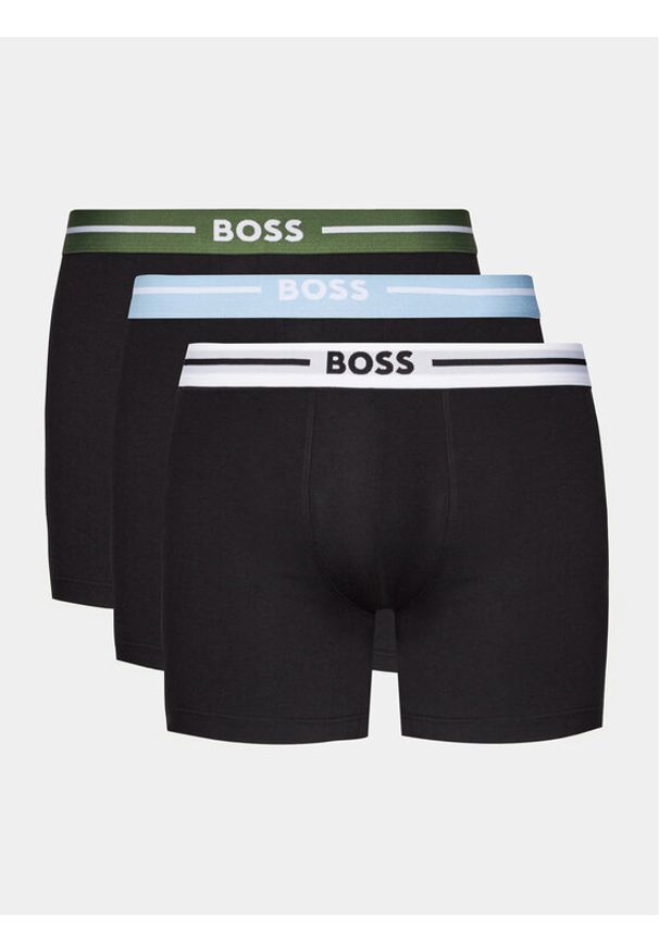 BOSS - Boss Komplet 3 par bokserek 50514962 Kolorowy. Materiał: bawełna. Wzór: kolorowy