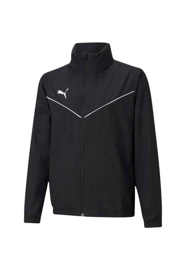 Kurtka piłkarska dla dzieci Puma teamRISE All Weather Jacket. Kolor: czarny, biały, wielokolorowy. Sport: piłka nożna