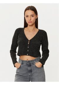 only - ONLY Kardigan Rica 15334914 Czarny Slim Fit. Kolor: czarny. Materiał: syntetyk #1