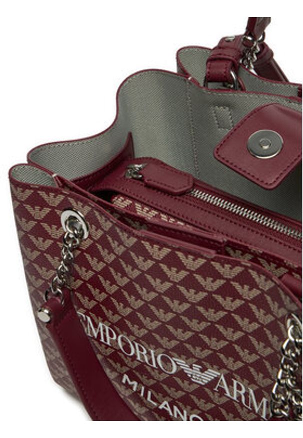 Emporio Armani Torebka Y3D159 YWS0E 80801 Brązowy. Kolor: brązowy. Materiał: skórzane