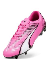 Puma Ultra Play MXSG męskie buty piłkarskie, różowe, roz. 40. Wysokość cholewki: przed kostkę. Kolor: różowy. Szerokość cholewki: normalna. Sport: piłka nożna