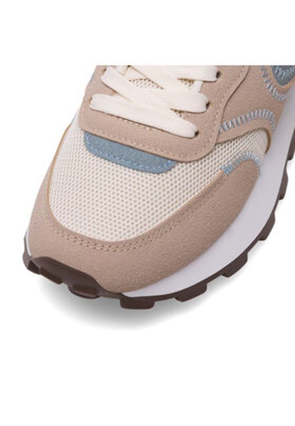 Jenny Fairy Sneakersy AKHILA WSS21091-01 Beżowy. Kolor: beżowy. Materiał: syntetyk