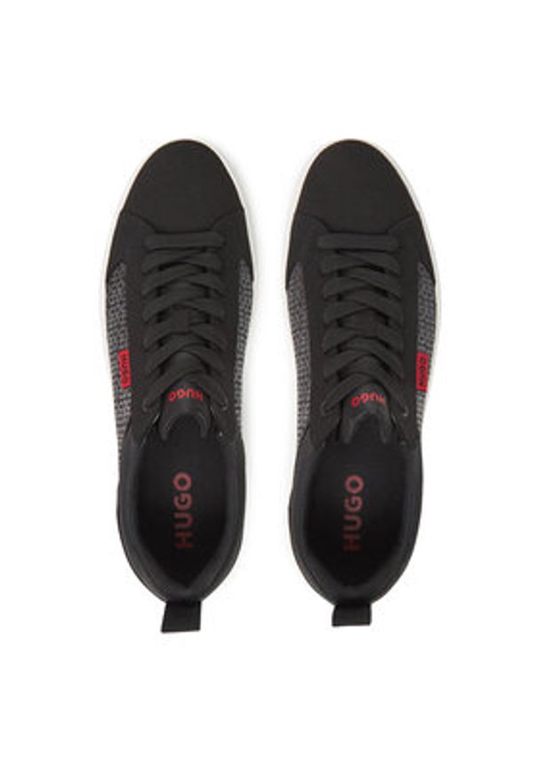 Hugo - HUGO Sneakersy Morrie 50548516 Czarny. Kolor: czarny. Materiał: materiał