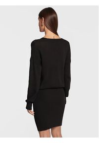 Rinascimento Sukienka dzianinowa CFM0010912003 Czarny Regular Fit. Kolor: czarny. Materiał: syntetyk #4