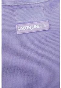 Sixth June longsleeve damski kolor fioletowy. Kolor: fioletowy. Długość rękawa: długi rękaw #4