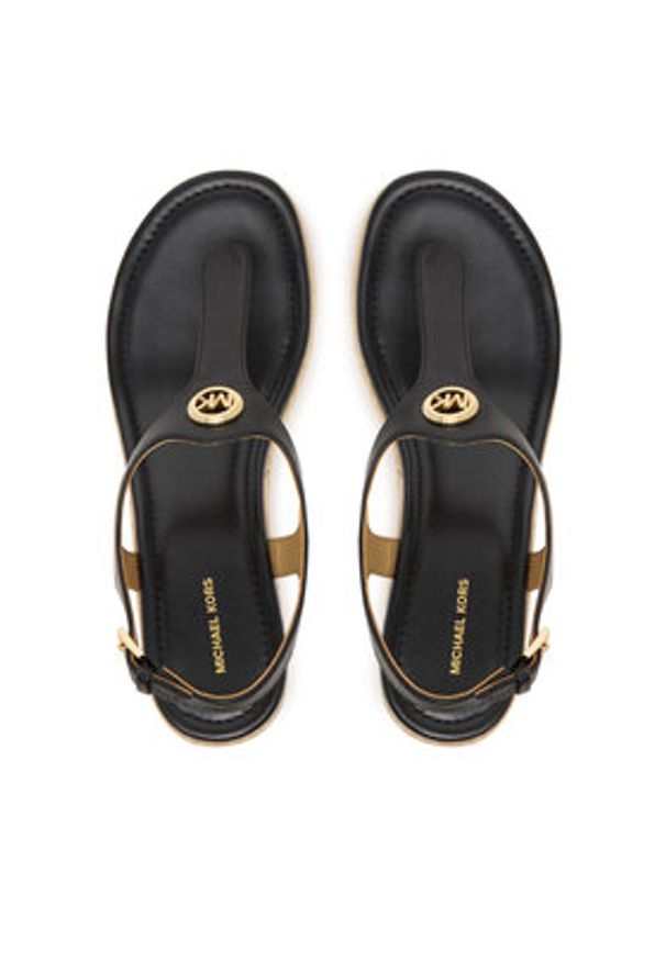 MICHAEL Michael Kors Espadryle Val Thong Wedge 40S6VAMS1L Czarny. Kolor: czarny. Materiał: skóra