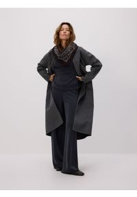 Reserved - Spodnie z modalem - granatowy. Kolor: niebieski. Materiał: dzianina #1