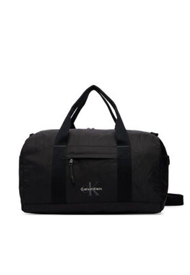 Calvin Klein Torba Bold Duffle LV04D3413G Czarny. Kolor: czarny. Materiał: materiał