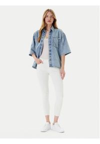 Mustang Jeansy Shelby 1016183 Biały Skinny Fit. Kolor: biały