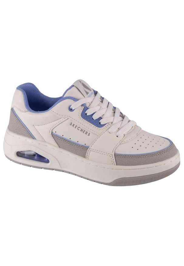 skechers - Buty do chodzenia damskie Skechers 177710WLV. Zapięcie: sznurówki. Kolor: biały. Materiał: skóra, materiał. Szerokość cholewki: normalna. Model: Skechers Sport. Sport: turystyka piesza