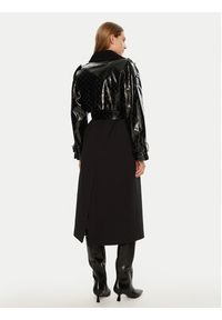 ACCESS FASHION Płaszcz przejściowy 44-9003-504 Czarny Regular Fit. Kolor: czarny. Materiał: syntetyk #6