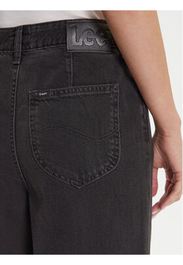 Lee Jeansy Stella 112363522 Czarny Wide Leg. Kolor: czarny