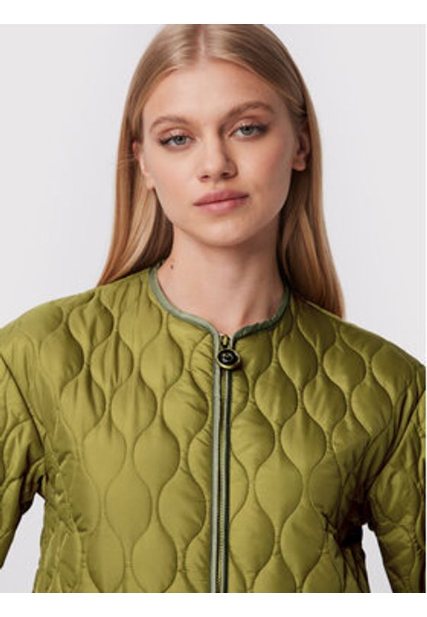 Pinko Kurtka przejściowa Elvira 1G17Y4 Y828 Zielony Regular Fit. Kolor: zielony. Materiał: syntetyk