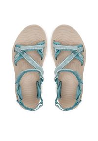 Jack Wolfskin Sandały Lakewood Ride Sandal M 4019041 Turkusowy. Kolor: turkusowy. Materiał: materiał #5