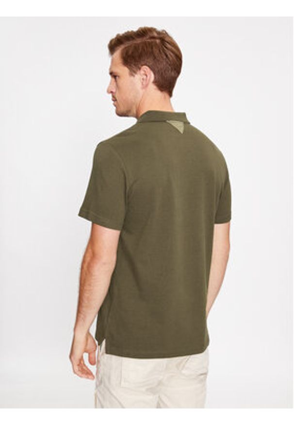 Aeronautica Militare Polo 232PO1705P318 Zielony Regular Fit. Typ kołnierza: polo. Kolor: zielony. Materiał: bawełna