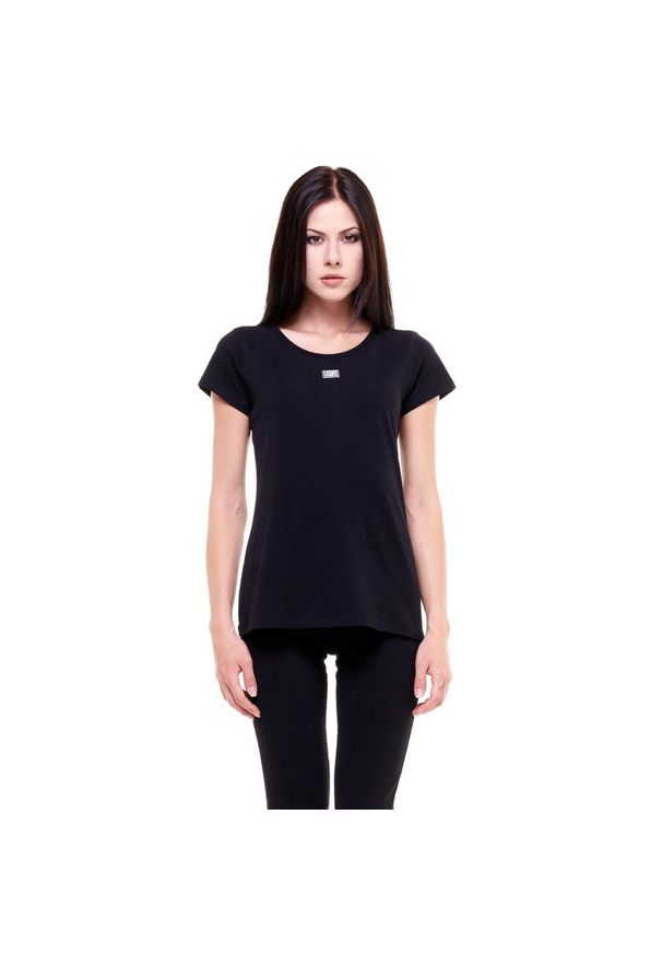 LEONE 1947 APPAREL - Podstawowy damski t-shirt z krótkim rękawem i okrągłym dekoltem. Kolor: czarny, biały, wielokolorowy. Materiał: tkanina. Długość rękawa: krótki rękaw. Długość: krótkie. Sport: fitness