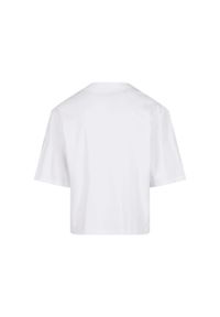 Urban Classics - Męska Koszulka Organic Oversized Crop T-shirt. Kolor: biały