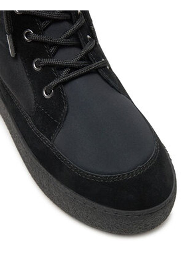 Moon Boot Śniegowce Ltrack Combat 80D2450200 Czarny. Kolor: czarny. Materiał: zamsz, skóra