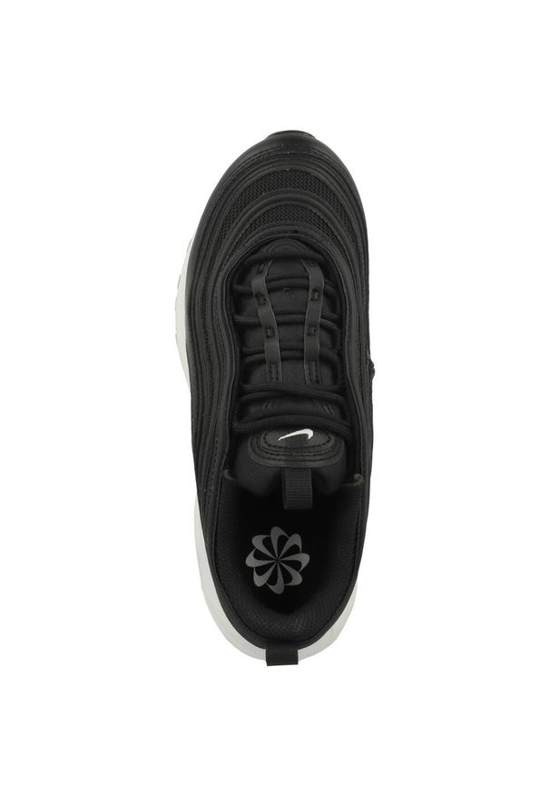 Buty do chodzenia damskie Nike Air Max 97. Zapięcie: sznurówki. Kolor: czarny. Materiał: materiał, syntetyk. Szerokość cholewki: normalna. Model: Nike Air Max. Sport: turystyka piesza
