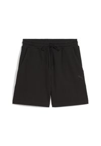 Puma - Damskie szorty HER 5" z wysokim stanem PUMA Black. Stan: podwyższony. Kolor: czarny. Długość: krótkie