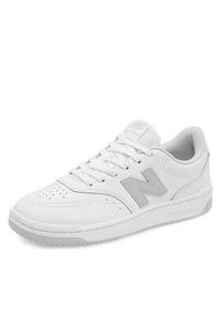 New Balance Sneakersy BB80GRY Biały. Kolor: biały. Materiał: skóra