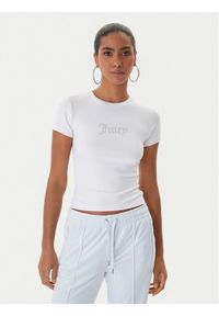 Juicy Couture T-Shirt Esme JCWCT225323 Biały Slim Fit. Kolor: biały #1