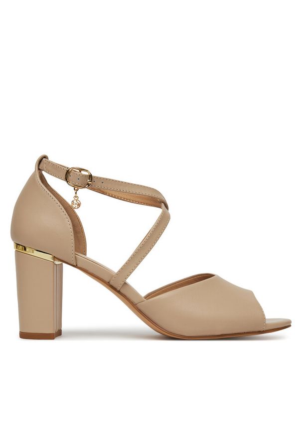 Sandały Lasocki. Kolor: beżowy