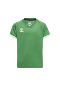 Koszulka dziecięca Hummel hmlhmlCORE volley. Kolor: biały, wielokolorowy, zielony. Sezon: lato. Sport: piłka nożna #1