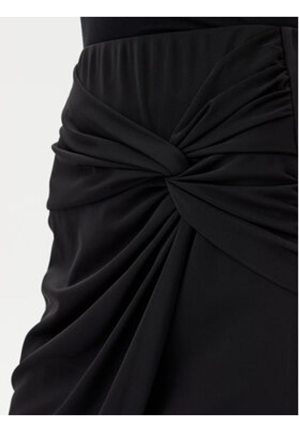 Rinascimento Spódnica midi CFC0123489003 Czarny Regular Fit. Kolor: czarny. Materiał: syntetyk