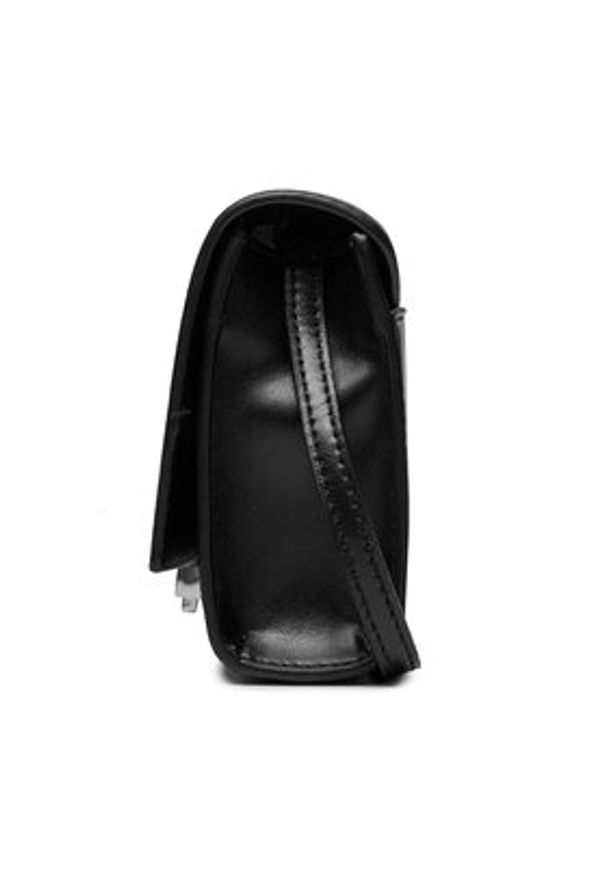 Calvin Klein Torebka Archive Hardware Crossbody K60K611352 Czarny. Kolor: czarny. Materiał: skórzane