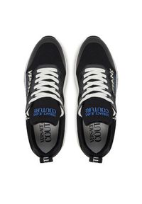 Versace Jeans Couture Sneakersy 78YA3SA9 Czarny. Kolor: czarny. Materiał: materiał #6