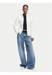Tommy Jeans Kurtka przejściowa DW0DW20959 Biały Slim Fit. Kolor: biały. Materiał: syntetyk #4
