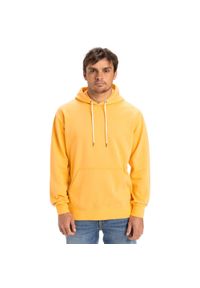 Quiksilver - Bluza z kapturem dla Mężczyzn SALT WATER Pomarańczowy. Typ kołnierza: kaptur. Kolor: pomarańczowy, wielokolorowy, żółty. Materiał: materiał, poliester, bawełna. Długość: długie