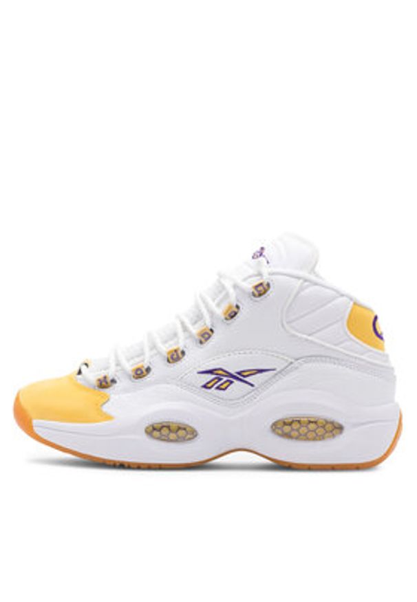 Reebok Sneakersy Question Mid FX4278-M Biały. Kolor: biały. Materiał: skóra