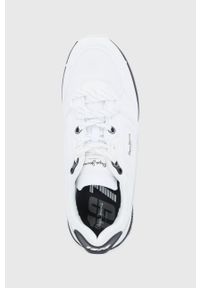 Pepe Jeans Buty kolor biały. Nosek buta: okrągły. Zapięcie: sznurówki. Kolor: biały. Materiał: guma #2