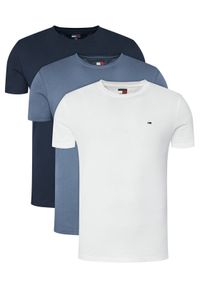 Tommy Jeans Komplet 3 t-shirtów DM0DM21579 Kolorowy Slim Fit. Materiał: bawełna. Wzór: kolorowy